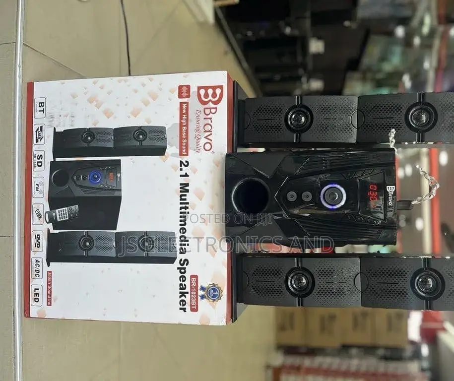 Bravo Sabufa Spika Mbili Ina Support Bluetooth Speaker