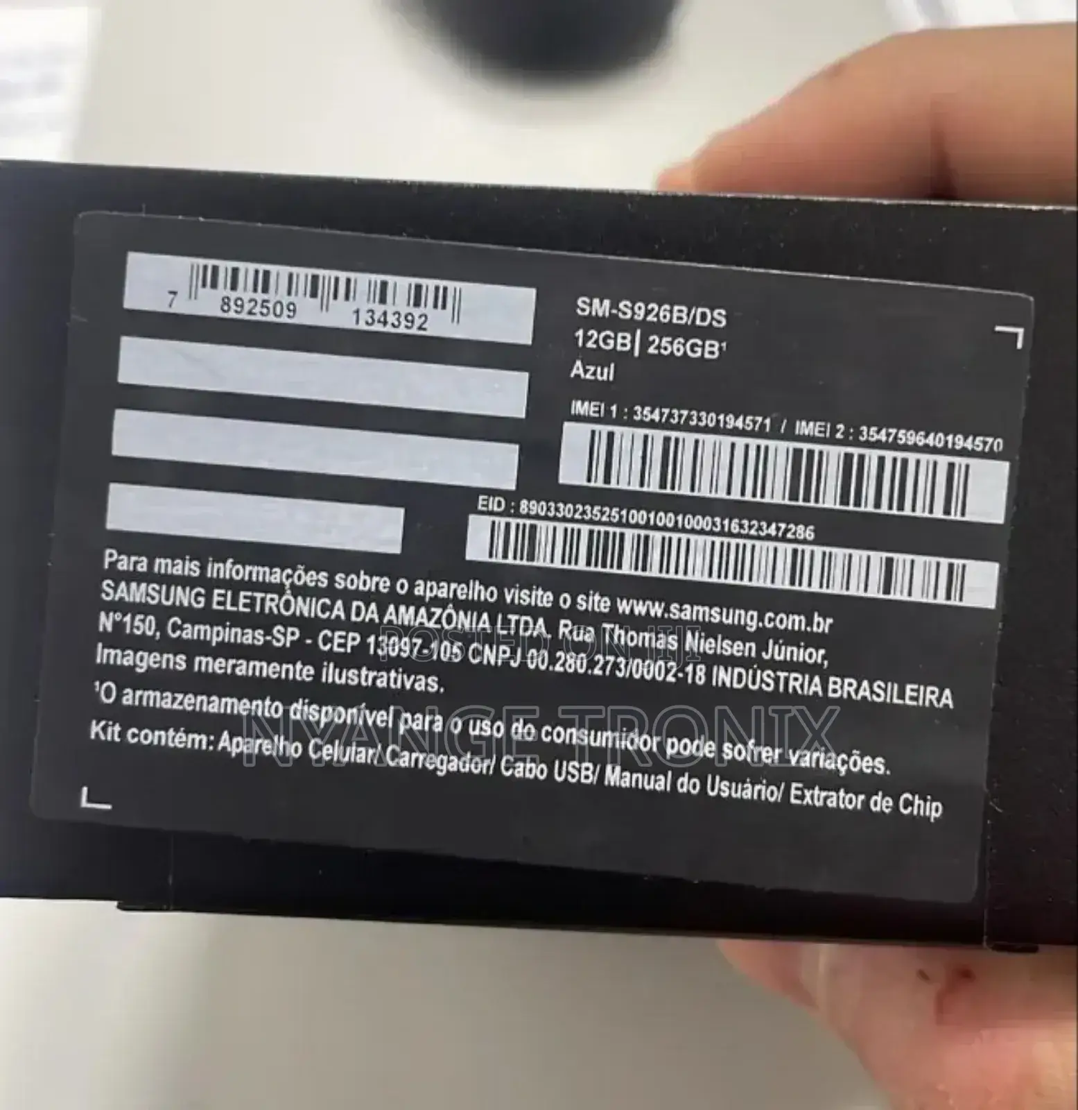 New Samsung Galaxy S24 Plus 256 GB
