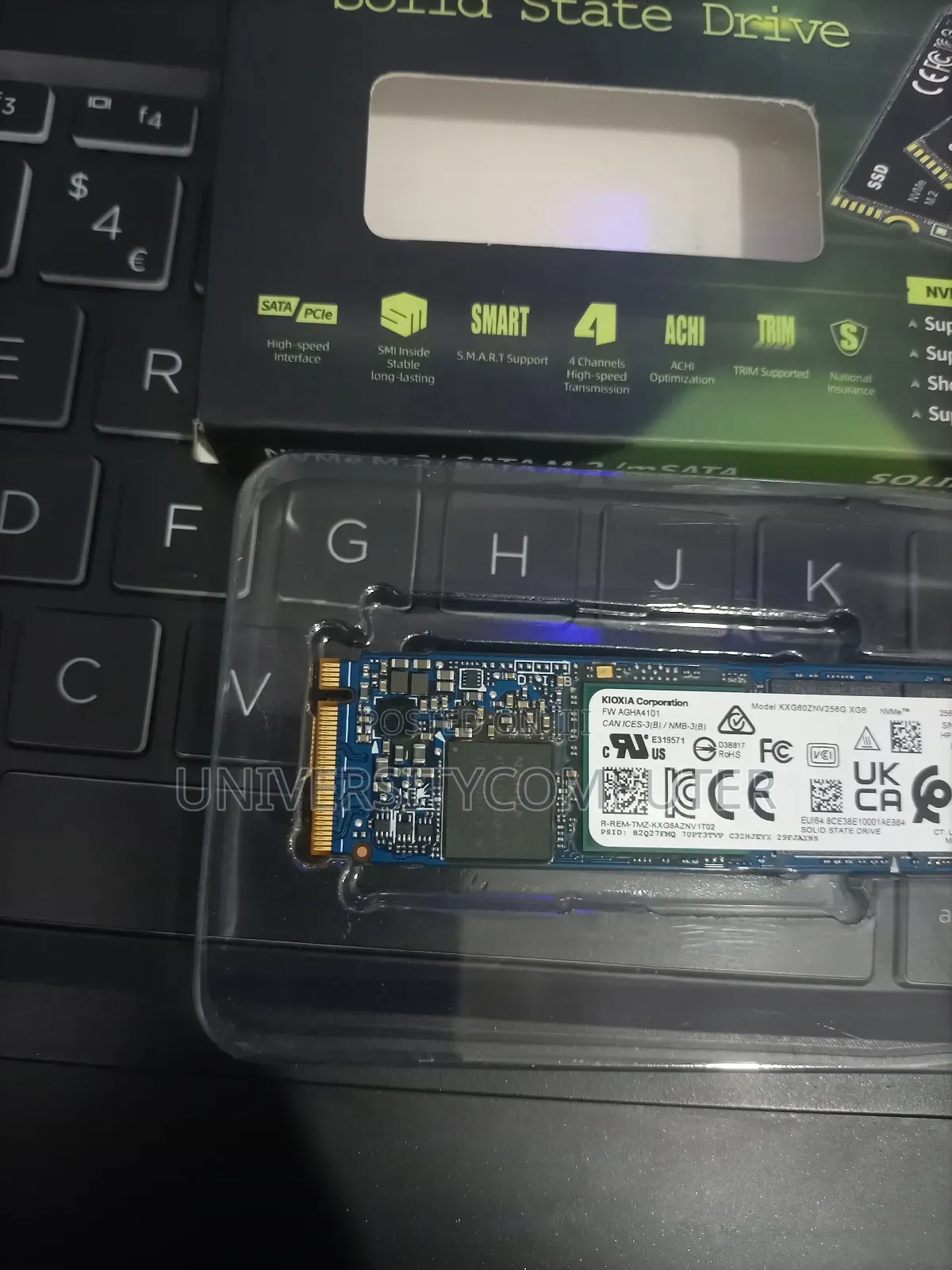 SSD 256 M2 Jino Moja at 60,000/= Tu