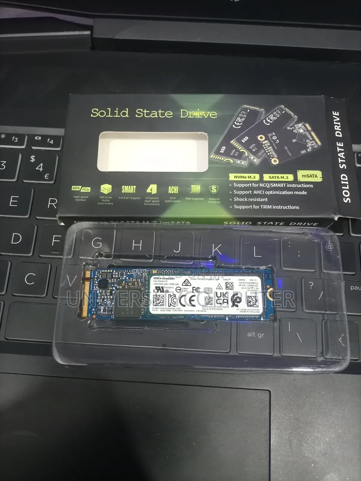 SSD 256 M2 Jino Moja at 60,000/= Tu