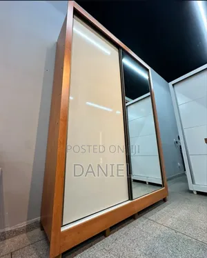 Kabati La Nguo Sliding Doors Kioo Full Multicolored