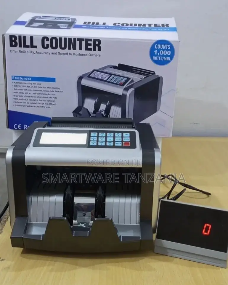 Portable Bill Counting Machine With Add Batch, LCD Display