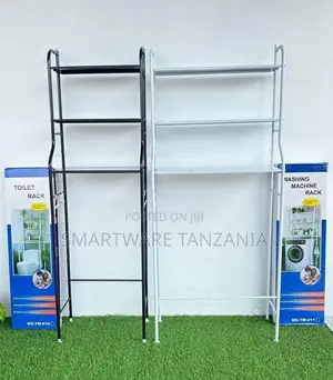 3 Tier Space Saving Over Toilet Shelf Bathroom Stand Storage