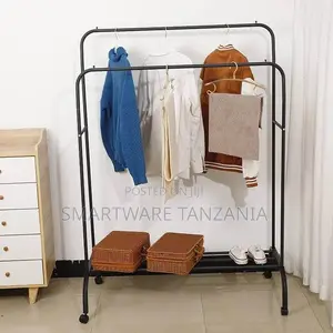 Duty Quality Garment Stand Cloth Rack Freestanding Organizer