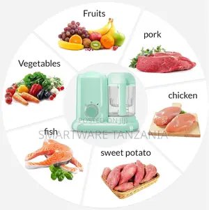 Baby Food Processor, 4-in-1 Baby Food Steamer, Mixer, Warmer