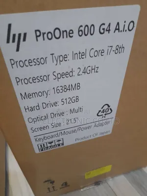 New Desktop Computer HP ProOne 600 16GB Intel Core I7 SSD 512GB
