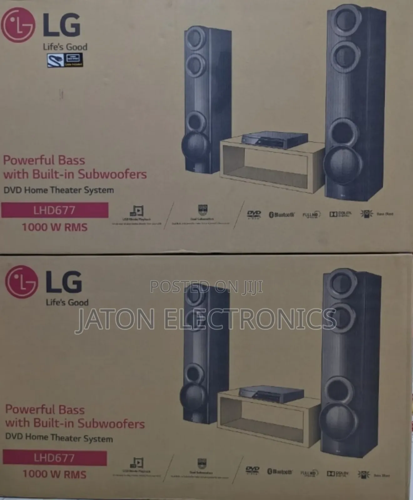 LG Home Theater Systeam LHD677 1000W