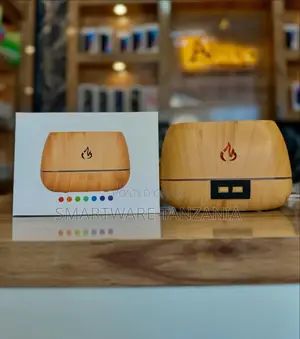 Simulation Flame Humidifier, Colorful Light Mist Diffuser
