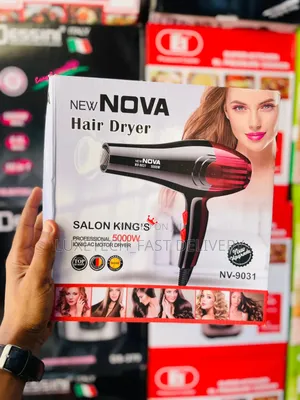 Nova Professional Hair Dryer 5000w Ionic Ac Motor
