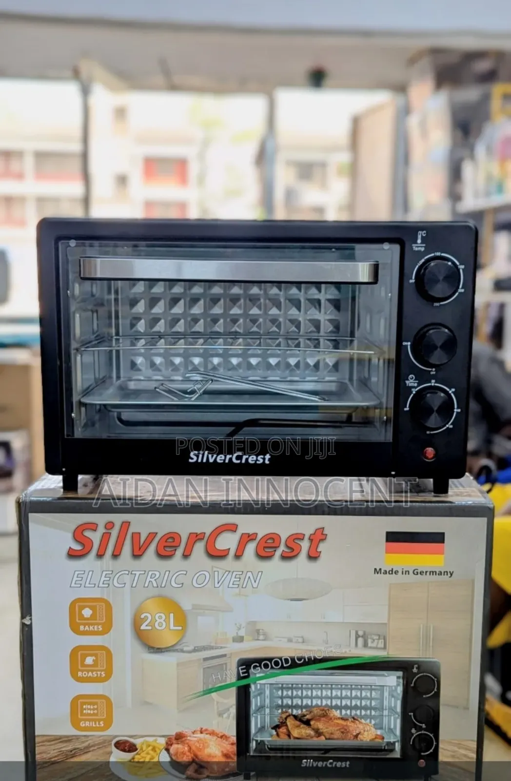 28L Oven Silver Crest