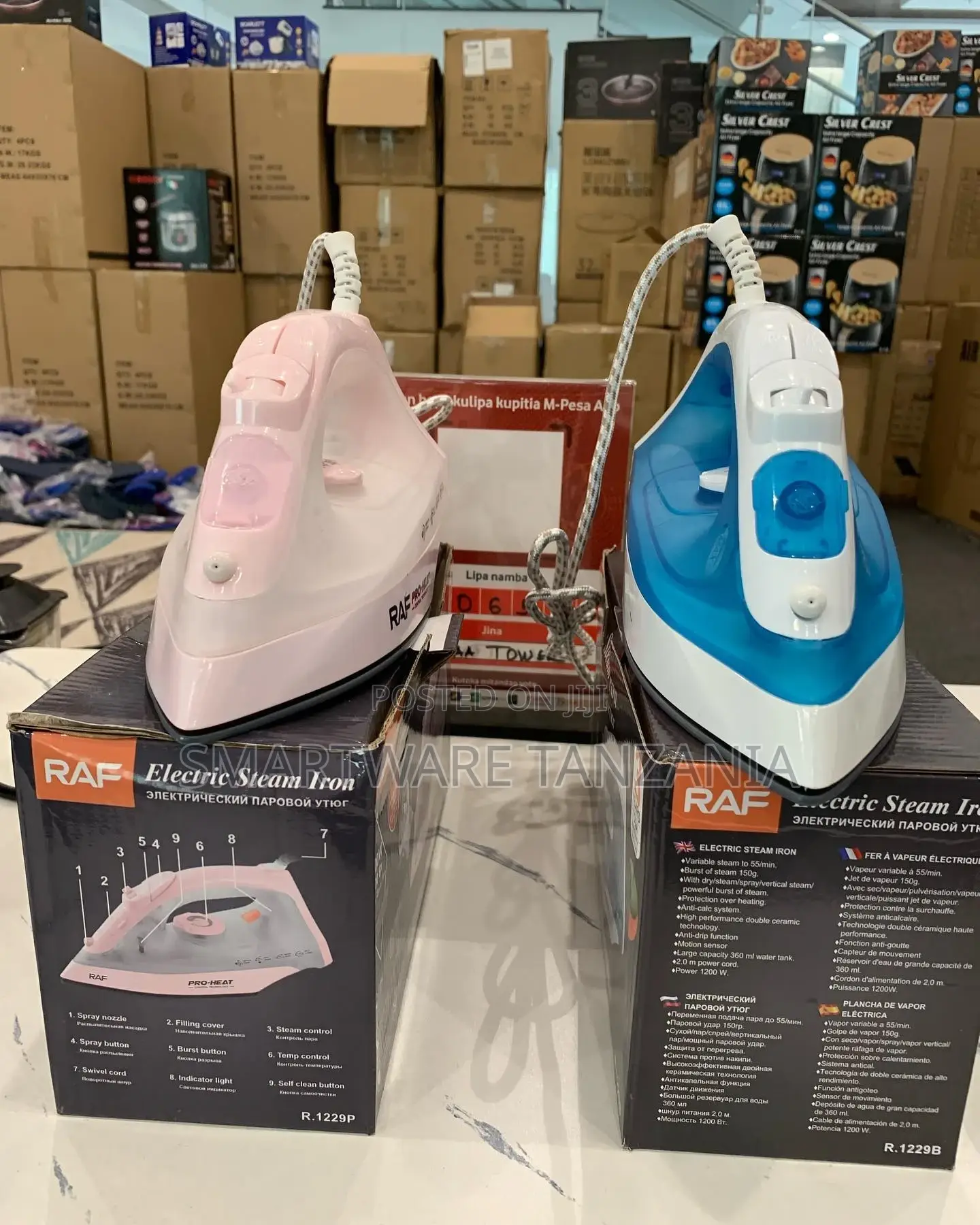 Clothing Iron Quick Heat-up With Non-stick Ceramic Soleplate