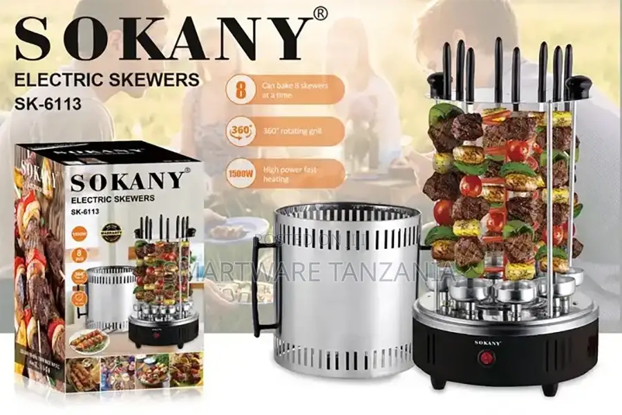 Vertical BBQ Rotisserie Electric Kebab, Shawarma, Machine