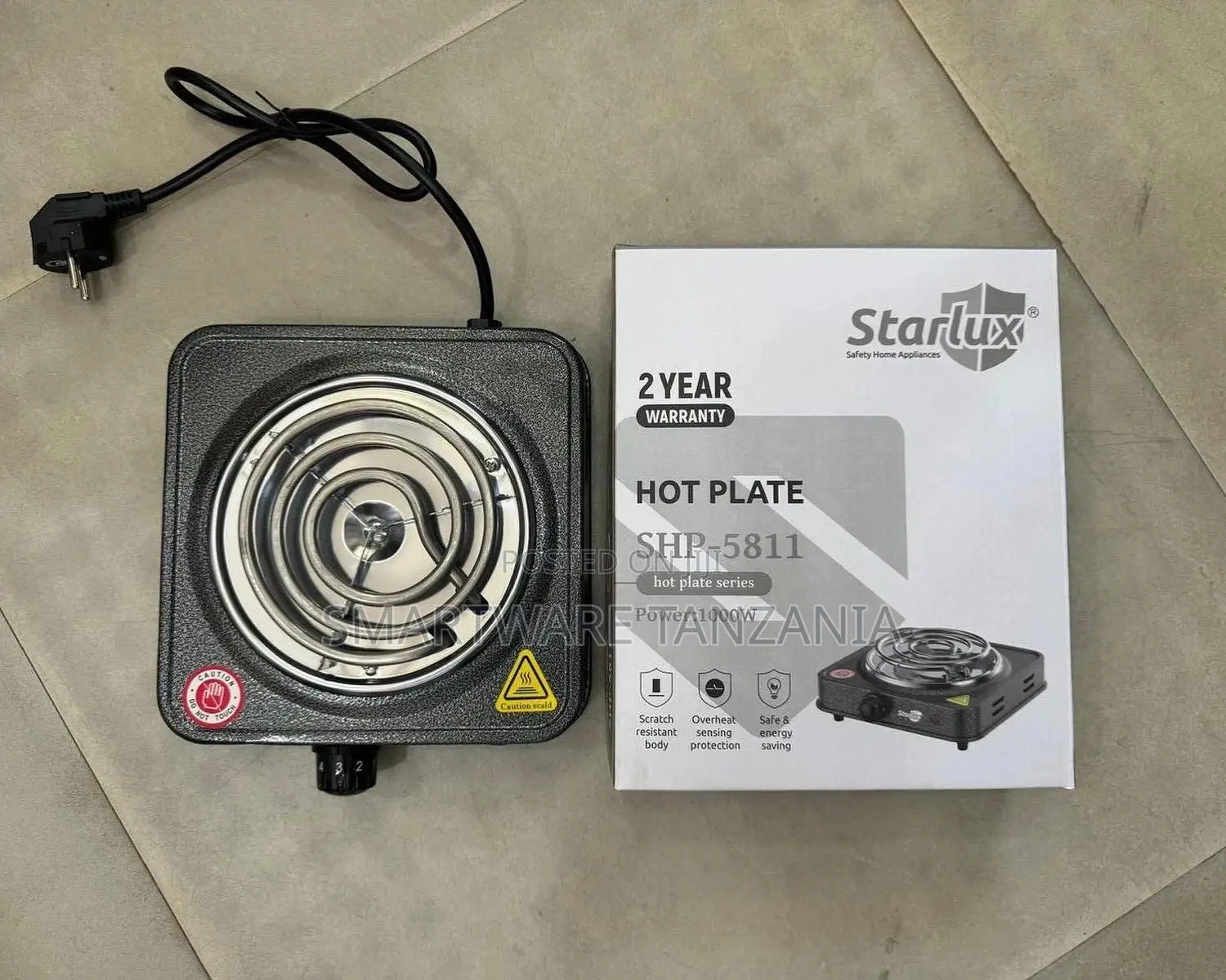 Portable Electric Coil Cooking Heater, Hotplate, Coal Burner