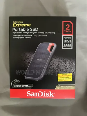 Sandisk 2TB Extreme Portable SSD - Up to 1050mb/S,