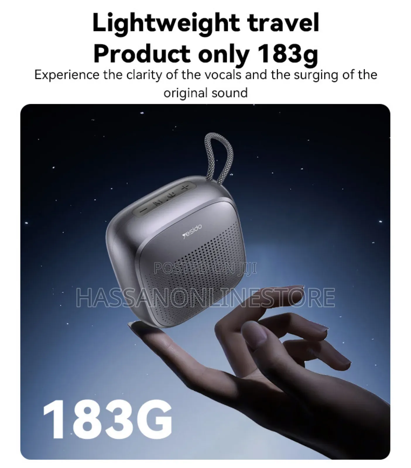 Yesido Ysw24 Mini Body Waterproof and Dustproof Speaker