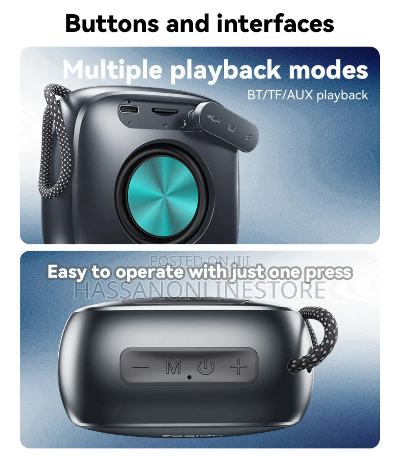 Yesido Ysw24 Mini Body Waterproof and Dustproof Speaker