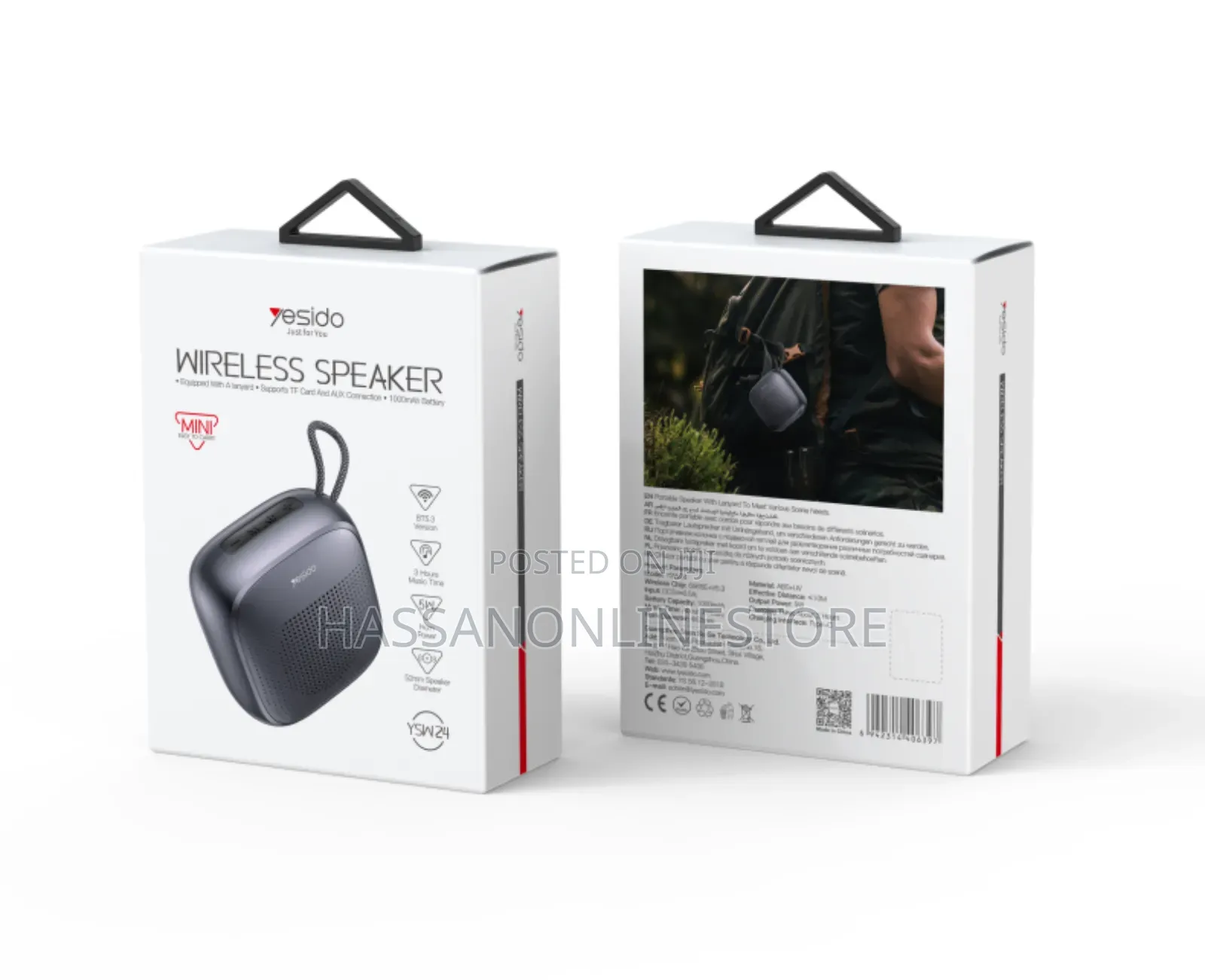 Yesido Ysw24 Mini Body Waterproof and Dustproof Speaker