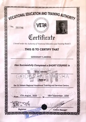 Job Application for Driver Position