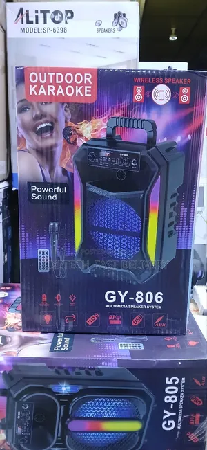 Music Speaker With Mic/Portable Wireless Speaker With Mic