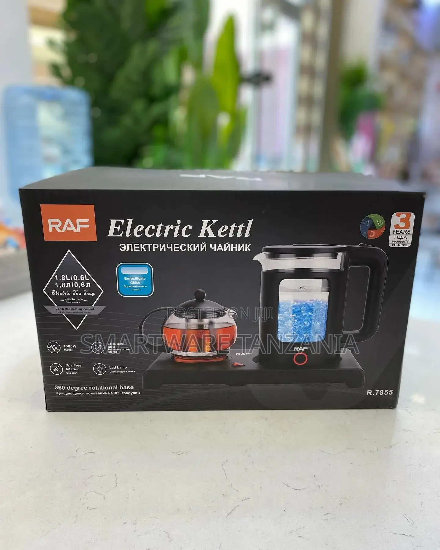 Electric Kettle With Keep Warm Function, Window-glass Double