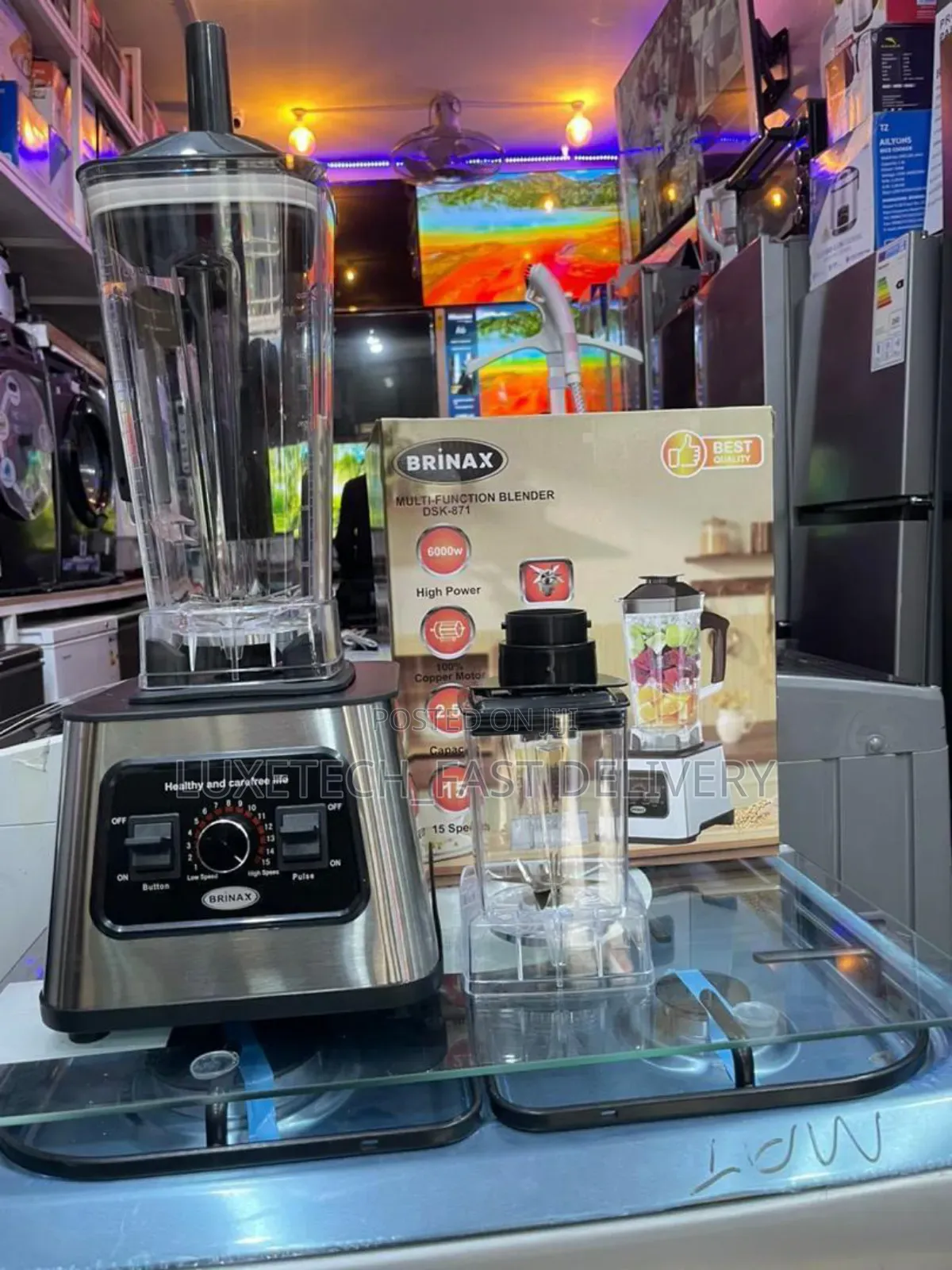 Brinax Heavy Duty Blender 2.5 Litres