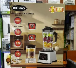 Brinax 2-in-1 Heavy Duty Multifunctional Blender 2.5 Liters