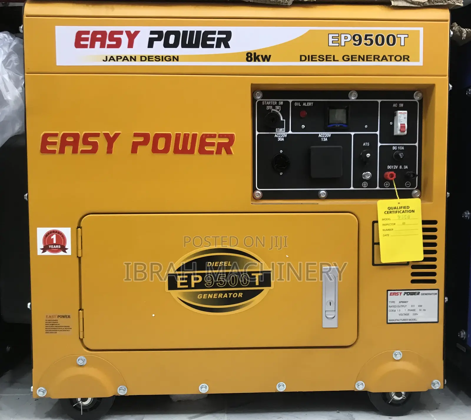 Easy Power DIESEL Silent Generator