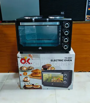 Electric Oven 35L With 2 Plates/Burners