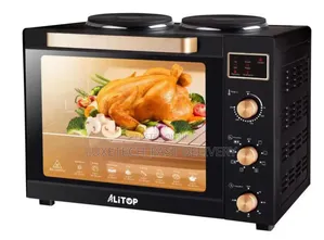 Alitop Oven 60L With 2 Burners/Hotplates