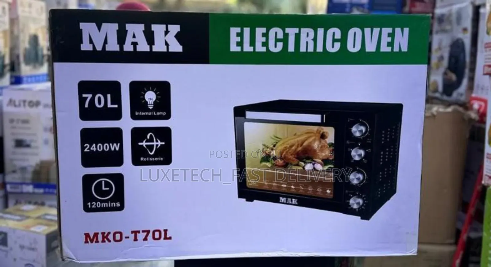 Mak Electric Oven 70L