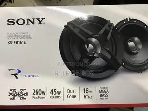 Sony Xs-Fb161e 260 W Dual Cone Car Speaker, 16 Cm Size