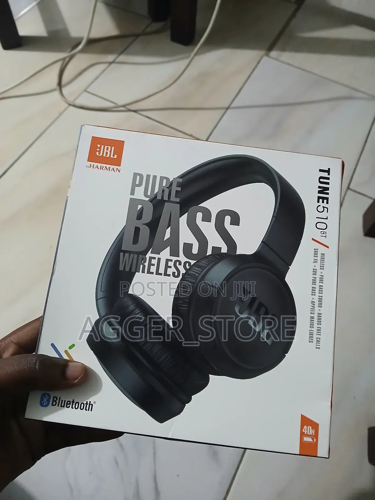 JBL Tune 510 Pure Bass Headband Headphones