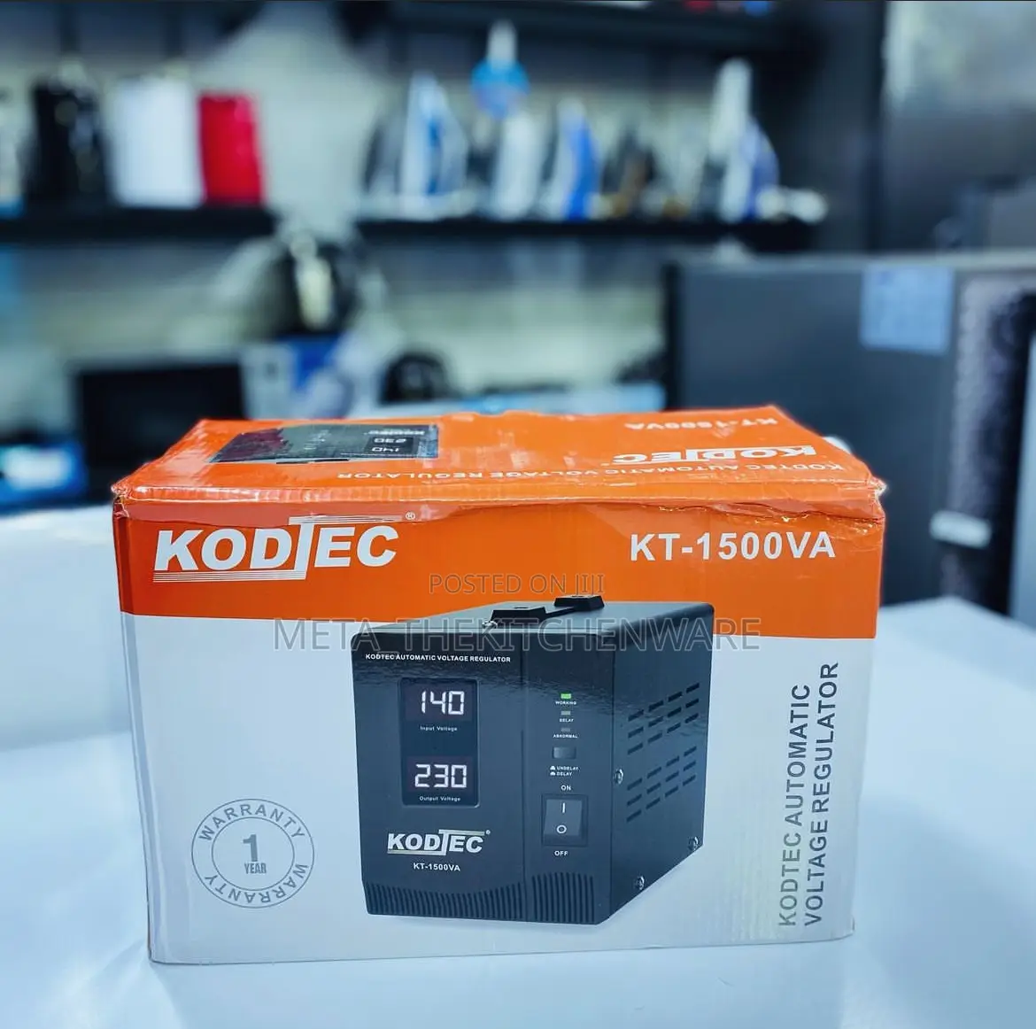 Kodtec Automatic Voltage Regulator (Stabilizer) 2000W