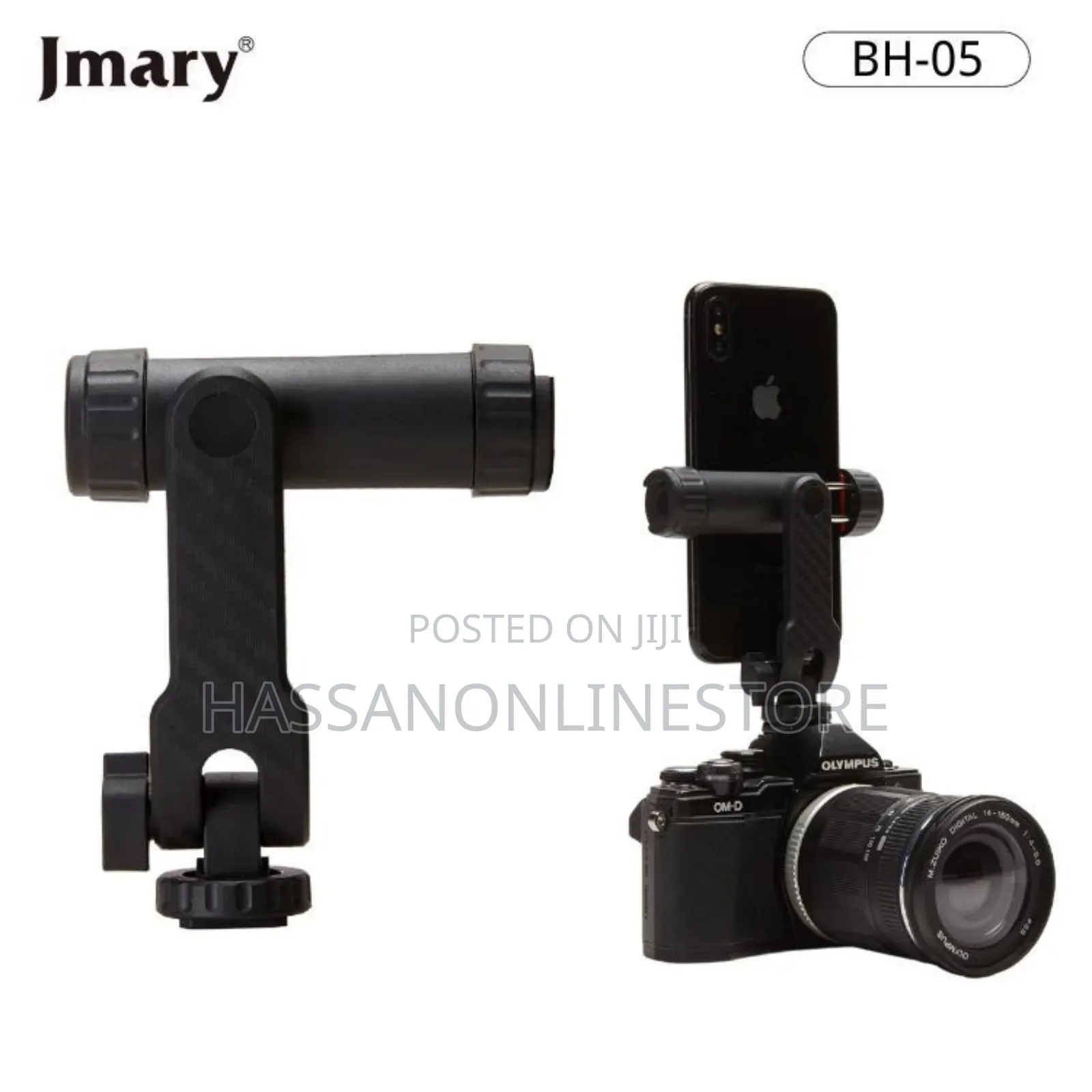 Jmary Double Cold Shoe Extension Mobile Holder - BH-05