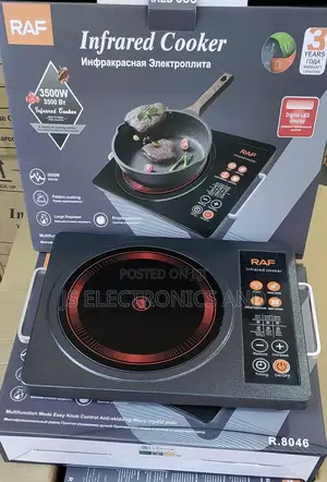 Infrared Cooker RAF ( Single) Digital Use, Haichagui Sufuria