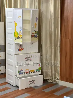 Kabati Zuri La Mtoto Multicolor Unaweka Kila Kitu Cha Mtoto