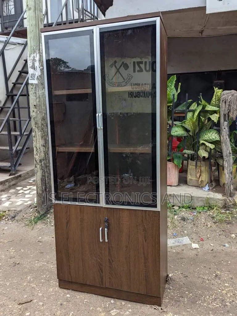 Kabati La Kisasa Milango Miwili La Vioo Viwili