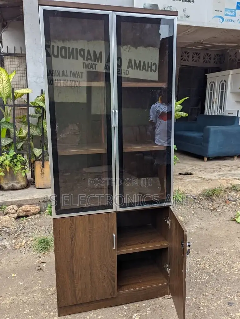 Kabati La Kisasa Milango Miwili La Vioo Viwili