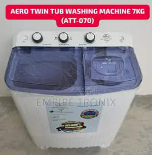 Aero Semi Automatic Twin Tub Washing Machine 7kg (Att-070)