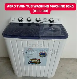 Aero Semi Automatic Twin Tub Washing Machine 10kg (Att-100)