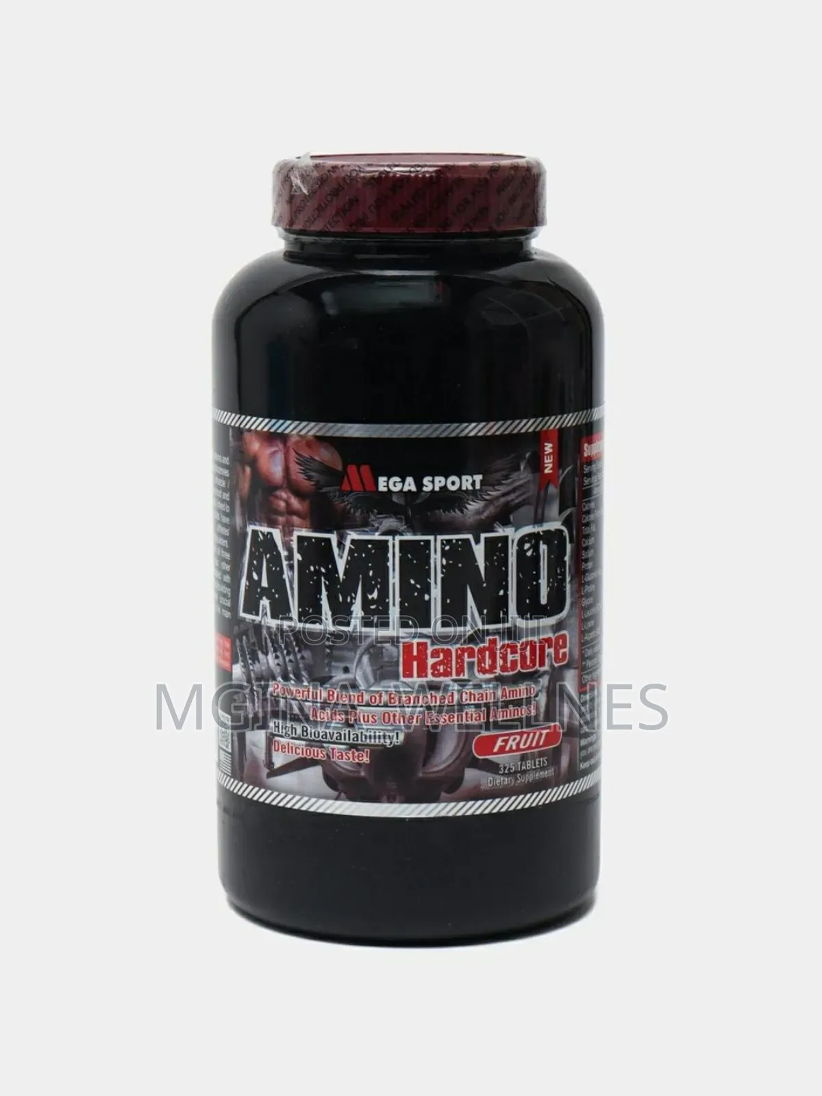 Mega Sport Amino Hardcore 325 Tablets, Powerful Blend