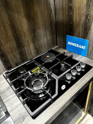 HOMEBASE 4 Gas Burner Glass COOKTOP ᴍᴏᴅᴇʟ; HB-GE-146