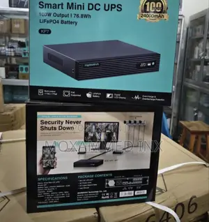 MARSRIVA Smart Mini DC UPS 100W Output | 76.8wh Lifep04
