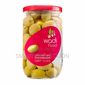 Wadi Food Pitted Green Olives - 350gm