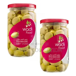 Wadi Food Pitted Green Olives - 350gm