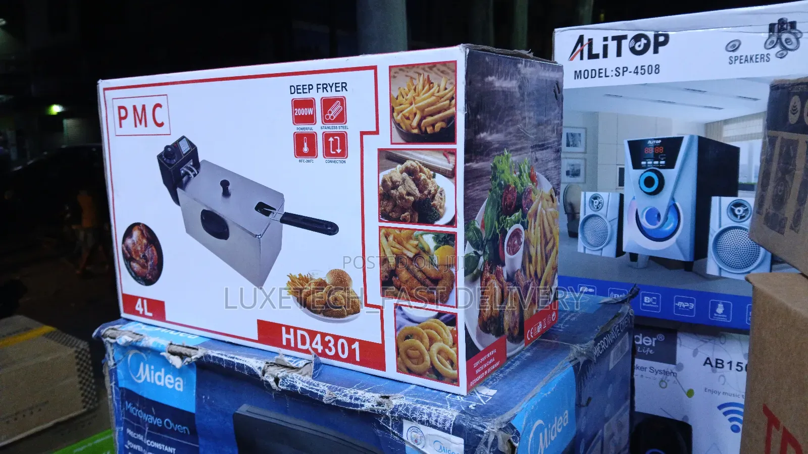 Commercial Deep Fryer 4L Stainless Steel