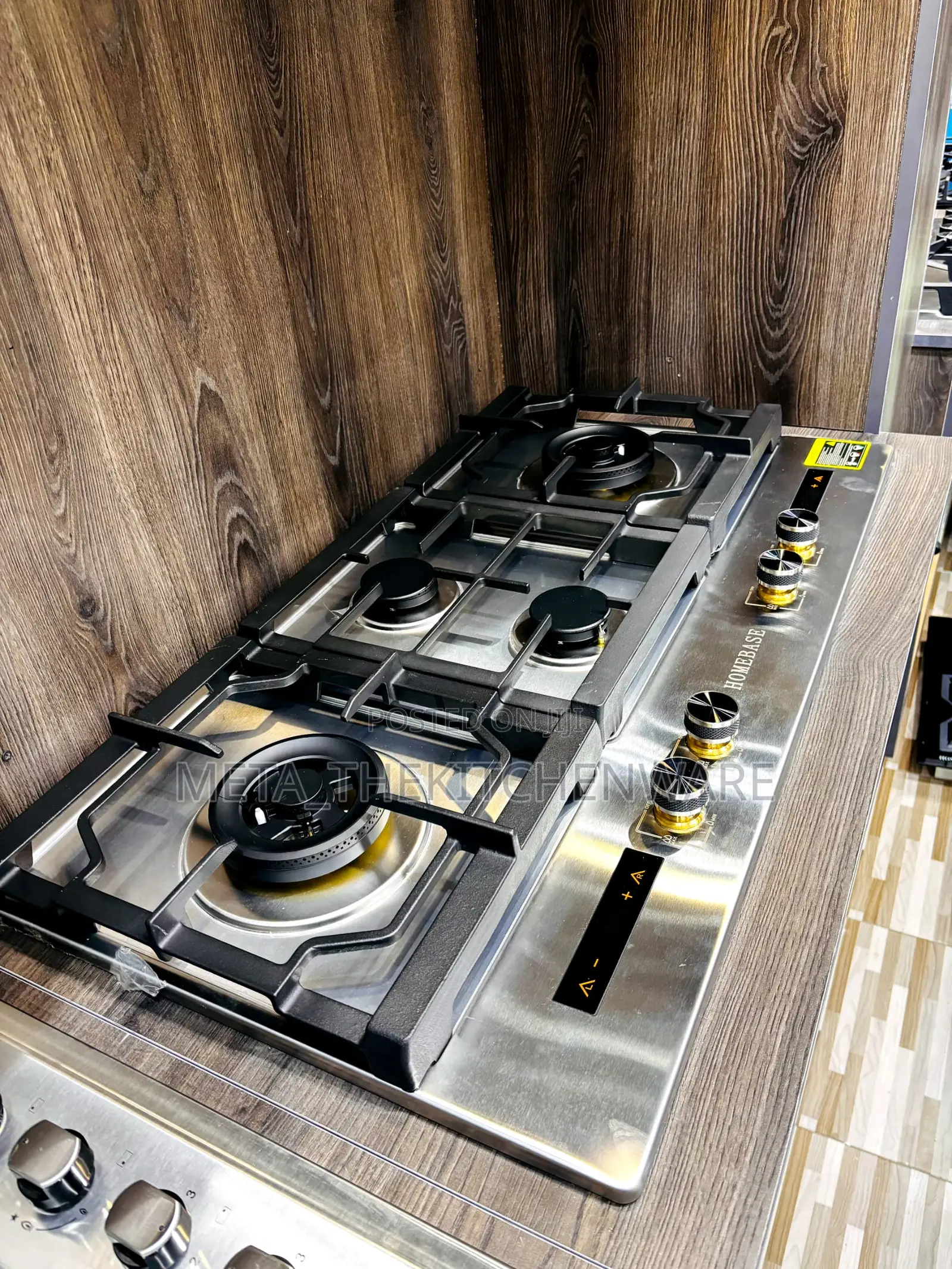 Homebase Built in Cooker 5 Gas Hob