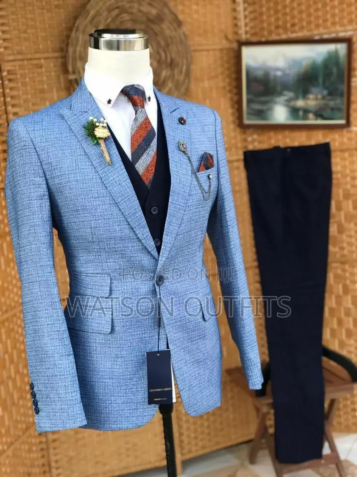 Light Blue Men Suits Og