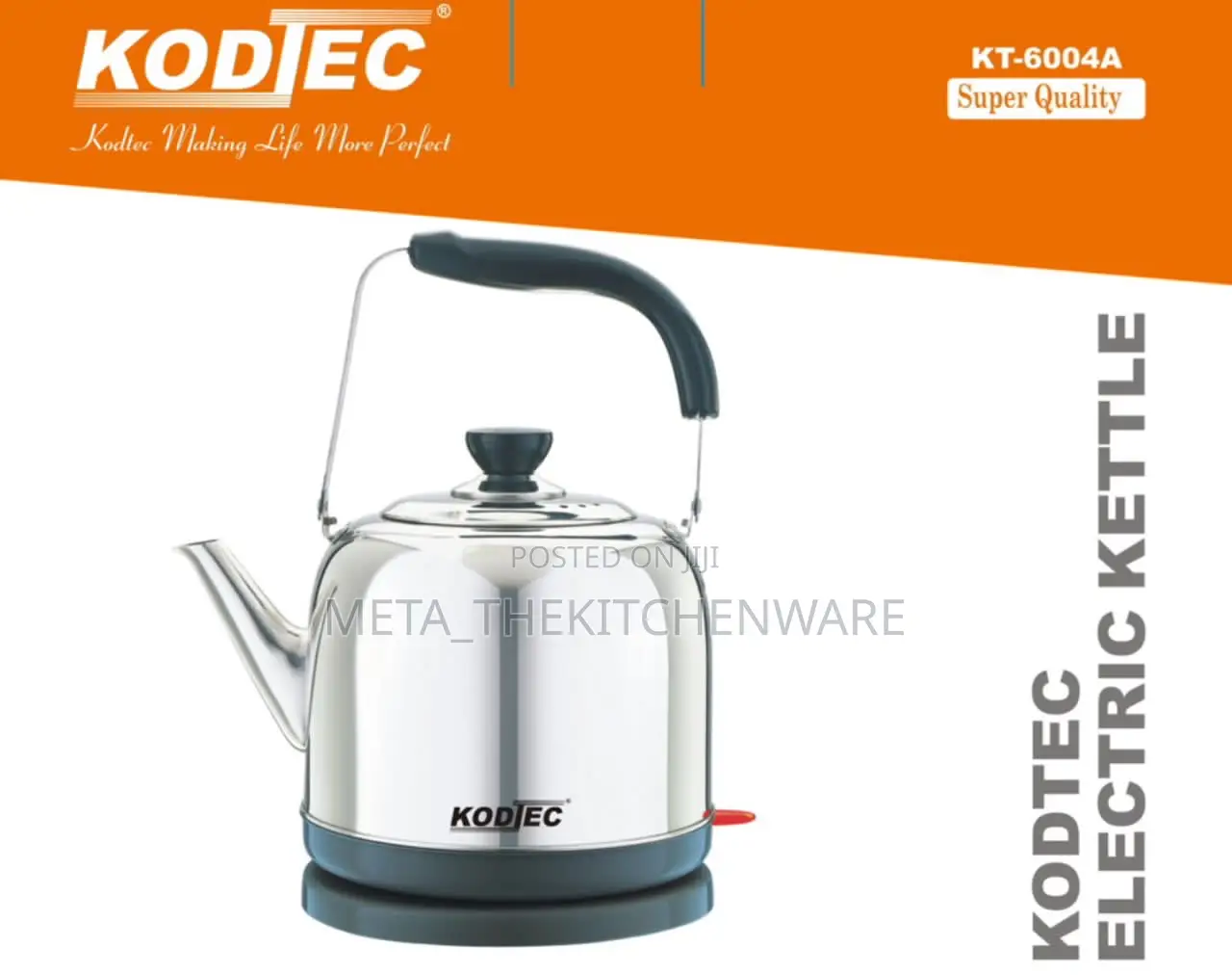 Kodtec Electric Kettle 4L