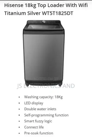 Hisense Washing Kg 18 Machine Top Loader With Wifi Ni Imara